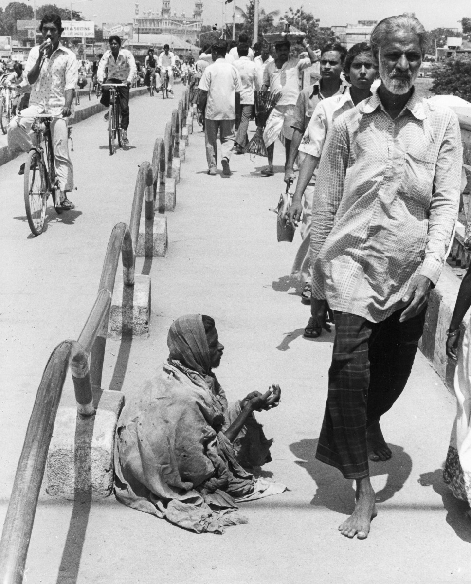 Beggar, Hyderabad - 1980s