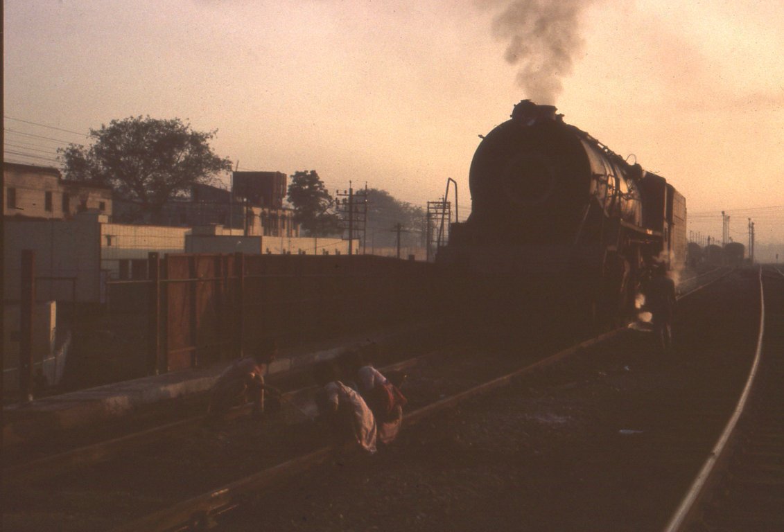 Steam-at-dawn-Hyderabad 1980s
